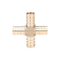 Brass Barb Pipe Fitting 3 4 Way T Y Straight Elbow Hose Barb 6 8 10 12 14 16 19mm Copper Barbed Connector Joint Coupler Adapter 14mm