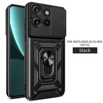 For Motorola Edge 50 Case Moto edge 50 Pro 50 Ultra 50 Neo Magnetic Ring Holder Armor Phone Case Slide Camera Protect Back Cover Motorola Edge 50