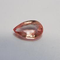 Pear Cut Padparadscha SAPPHIRE 10.40 Ct NATURAL Rare Loose Gemstone CERTIFIED 17.4 mm approx