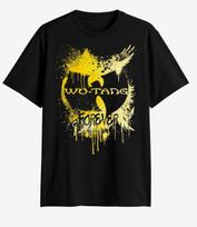 Wu-Tang Clan Forever Spatter Logo Black T-Shirt New XXXXL