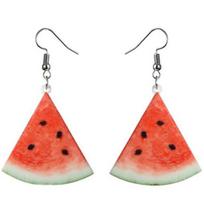 Sweet Fruit Watermelon Strawberry Dangle Women Ear Hook Earrings Party Jewelry *Watermelon