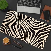PC Zebra Pattern Design Rubber Extralarge Gaming Mouse Pad Large Office Decorative Mat Laptop Keyboard Nonslip Desk Mat 800x400x2mm