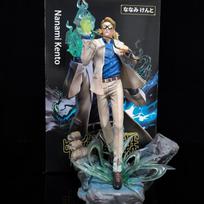 Jujutsu Kaisen Nanami Kento figūrėlė 28cm PVC statula Anime GK kolekcijos modelis Žaislas su prakeiktos energijos efektu pagrindas Dekoratyvinė dovana black