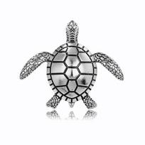Vintage rhinestone cute cartoon turtle brooch, men's and women's clothing accessories brooch pendant party jewelry gifts 1PCS