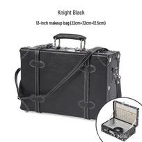 Retro Suitcase 13/16-Inch Cute Password Lock Makeup Box for Women 13 inch