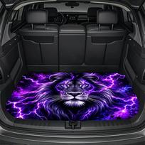 1Pcs Purple Lightning Lion Car Trunk Mat Anti Slip Cargo Liner Waterproof Storage Protector for SUV Sedan 75*100cm