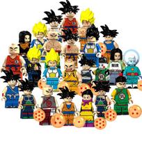 Dragon Ball Goku konstruktoriaus figūrėlės Vaikams Dėlionė Žaislas Maišelyje Korui KT1007/1009/1011 Įvairūs Stiliai Anime Kolekcinis
