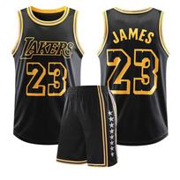 (XL) Lakers # 23 LeBron James Krepšinio Džersis Suaugusiems Vaikams Rinkinys 24