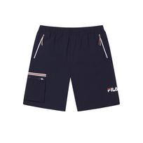 FILA Summer Trend Multi-Pocket Striped Woven Casual Shorts Men shorts Secret-Mirror-Blue F11M439805FDB M