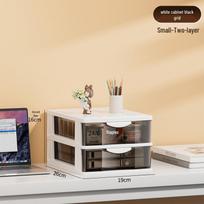 Transparent Desktop Multi-Layer File & Stationery Organizer with Drawers for A4 Paper