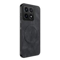 For Xiaomi 14T Pro Case for Magsafe Luxury Sheep Skin Magnetic Matte Leather Cover for Mi14 T 14Tpro Shockproof Anti-drop Bumper for xiaomi 14T juoda