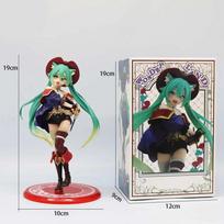 19cm Sexy Actions Anime Miku Resin Figure Cat That Wears Shoes Fairy Tale Wonderland Kawaii Girl Figure Japanese Dolls Classic
