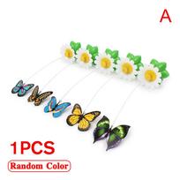 1/2/3PCS Electric Flying Bird Teasing Stick Automatically Spins Around Hummingbird, Cat Self Hi Toy Funny Pet Toys Random Color