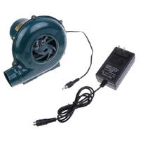 Electric BBQ Fan Air Blower DC12V Camping Cooking Stove Bellows + Air Duct 1 black