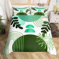 Boho Mid Century Soft Duvet Cover Abstract Geometric Warm Comforter Cover,Modern Minimalist Quen Beding Sets,Geometry Line Art Bed Linen Set 135*200cm Eu-Single