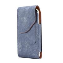Universalus Odinis Vyriškas Juosmens Dėklas iPhone 16 15 14 13 Pro Max Samsung S25edge S25Ultra S24FE Xiaomi Mobiliajam Telefonui Su Klipsu Ant Diržo 17CM-8.7CM-1.8CM mėlyna