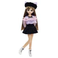 Takara Tomy Doll Motebijou Pretend Play Toy 3 and Licca-chan LD-27 Sakura-chan Dress-up (Ages up)
