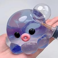 1Pc DIY Bubble Pop Octopus Squishy Toy – Slow Rise Stress Ball, Sensory Fidget for Kids, Fun Birthday & Party Favor Gift