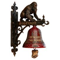 Wall-Mounted Krampus Decorative Ornament 3D Sculpted Resin Material Farm-Inspired Hanging Decor Antique-Finished Bronze