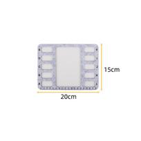 Felt Beading Mat Board with Centimeter Scale Alphabetic Bead Tray Non Slip Beadwork Pad for  Making DIY Crafts S