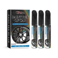 Homonth Black Car Wheel Scratch Repair Pen, Car Paint Scratch Removal and Repair Touch-Up Pen