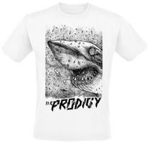 Shark  The Prodigy Band T-Shirt 100% Cotton Graphic Tee Men Women Summer Streetwear Top S įvairiaspalvis