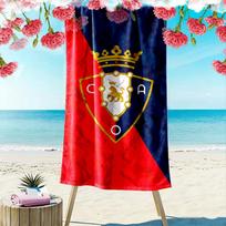 CA Osasuna Print Beach Towel, Large Soft Quick Dry Towel for Beach Camping Swimming 70cmx140cm(27x55inch)