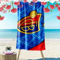 FC Basel Print Beach Towel, Large Soft Quick Dry Towel for Beach Camping Swimming 70cmx140cm(27x55inch)