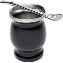 Yerba Mate moliūgų rinkinys su dviguba sienele nerūdijančio plieno Mate arbatos puodelio ir Bombilla rinkinys