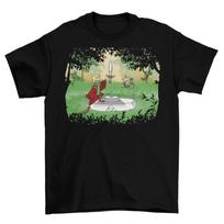 Legend of Zelda Sword in Stone T-Shirt Unisex Cotton Nintendo Breath of the Wild L beige