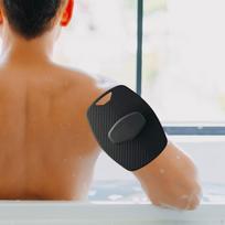 Ergonomiškas silikoninis kūno šveitiklių rinkinys dušui ir voniai - Švelnus valymo įrankis juoda