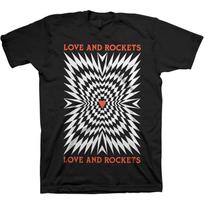 Love and Rockets Men's Illusory Motion T-Shirt _ Officially Licensed Merchandise S juoda