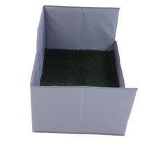 Dog Grass Pad with Tray Easy Cleaning Artificial Grass Foldable Dog Litter Box for Indoor Outdoor Travel