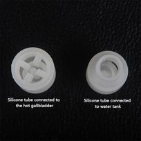 Vienakryptis atbulinis vožtuvas Plastikinis Maistinis Sandarus Greitoji jungtis Vandens dozatoriaus priedai gray