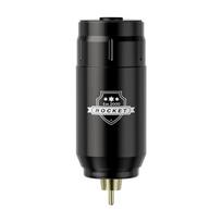 Rocket Mini Tattoo Machine Pen with Wireless Tattoo Battery 1200mAh Power Supply RCA Interface Rotary Permanent Makeup Machines gray