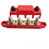 Heavy Duty 12V Busbar Power Distributor 250A Multi-Terminal Connector for Automotive RV Marine and Yacht Electrical Systems