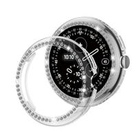 Bling Diamond Case for Google Pixel Watch 4 45mm 41mm Protector Glitter Hard PC Cover Bumper for Google Watch 4 Case Accessories Pixel Watch 4 41mm skaidri