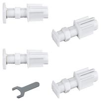 New 4PCS Blinds Mounting Brackets Heavy Duty Louver Blind Fixing Holders Home Window Curtain Accessories Louver Ceiling Brackets