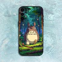 Anime T-Totoro-ES Cute Phone Case For Samsung S25,S24,S21,S22,S23,S30,Ultra,S20,Plus,Fe,Lite,Note,10,9,5G Black Cover Samsung S225G