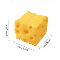 Giant Squishy Cube Cheese Squeeze Toy Soft Stress Easing Slow Rising Sensory Fidget Toys For Kids And Adults Relaxing Gifts