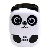 Cartoon Pencil Sharpener Tiger Panda Cute Animal Helical Steel Blade Sharpener Hand-Cranked Pen Cutting Tool Student Stationery
