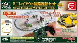 KATO Mini trasos veikimo modelinio geležinkelio startinis rinkinys, 20-800 white