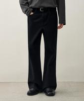 Drawfit French Flare Denim Pants [Black Indigo] Black Indigo/M