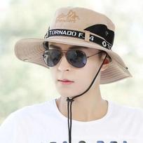 Men's Foldable Sunshade Hat: Large Brim, UV Protection, Ideal for Fishing, Climbing, and Summer Outings