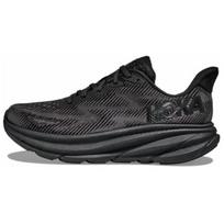 HOKA ONE ONE Clifton 9 Triple Black Sneakers 1127895-BBLC 46 gray