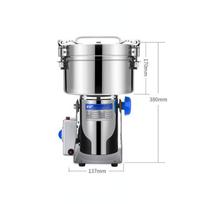 550W Large Capacity Crusher Electric Grinding Machine for Traditional Chinese Medicine Grains Multifunctional Stainless Steel Powder Mixer