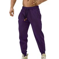 Casual Sports Pants Men's Loose Leggings Long Panel Fitness Running Training Pants M