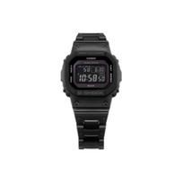 Casio Black Warrior Square Fashion Cool LCD Bluetooth Solar Quartz Movement Resin Stainless Steel Strap Men watches GW-B5600BC-1B Regular Watch Box