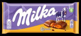 Milka pieninis šokoladas su karamele 100 g