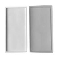 Fruit Tray Molds Silicone Resin Plate Moulds Rectangular Jewelry Dish Molds Silicone Material for Resin Casting Tray M